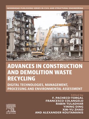 cover image of Advances in Construction and Demolition Waste Recycling